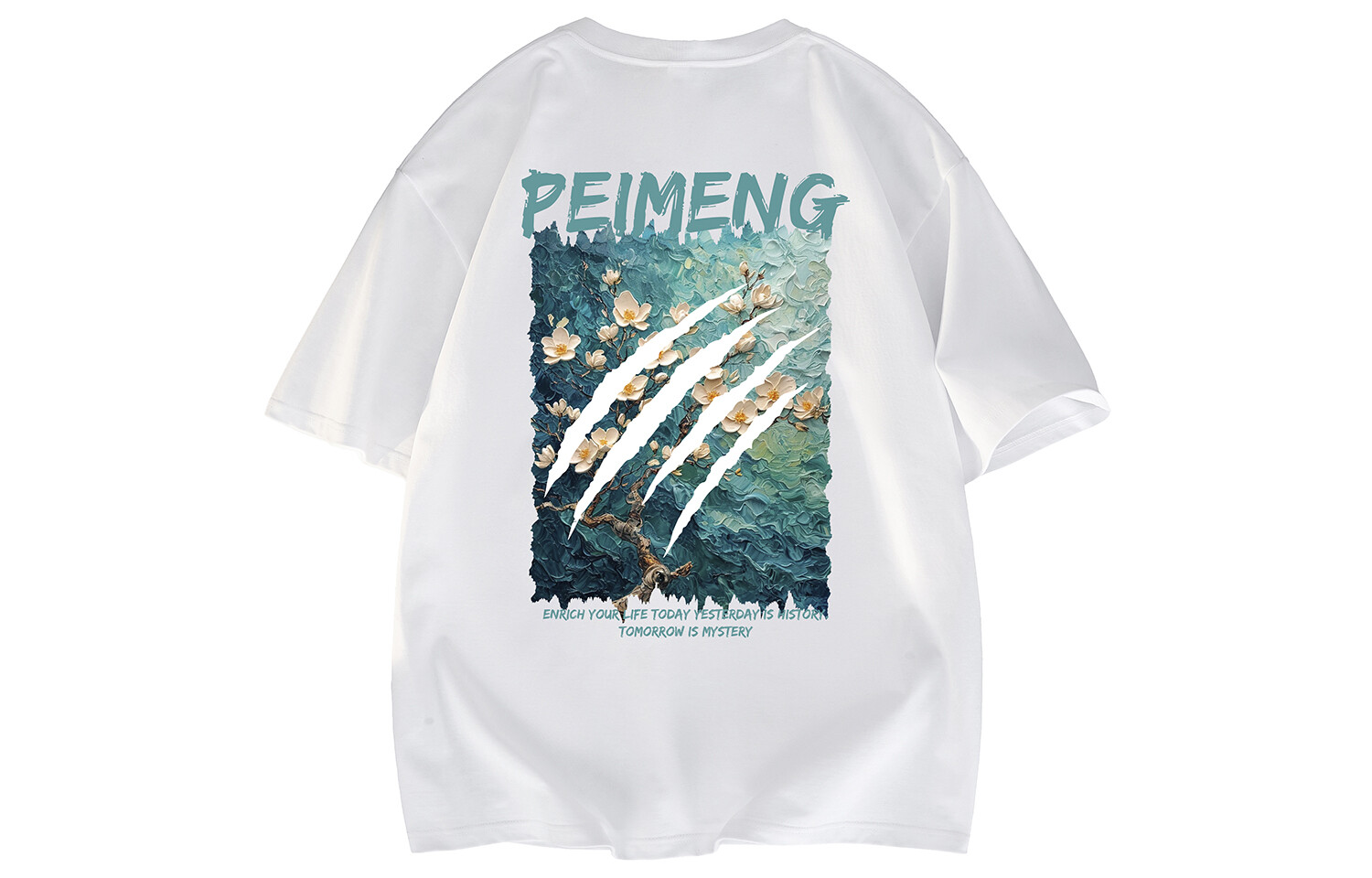 

Peimon Футболка унисекс Permon/PEIMENG, Бургундия