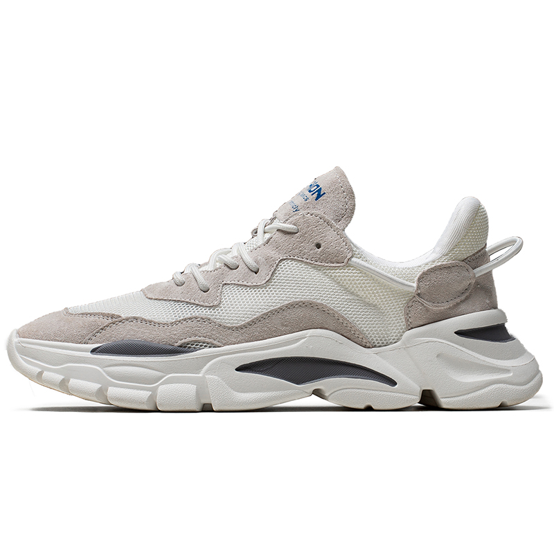 

Амортизирующие противоскользящие износостойкие дышащие быстросохнущие низкие кроссовки для бега мужские V05, белый