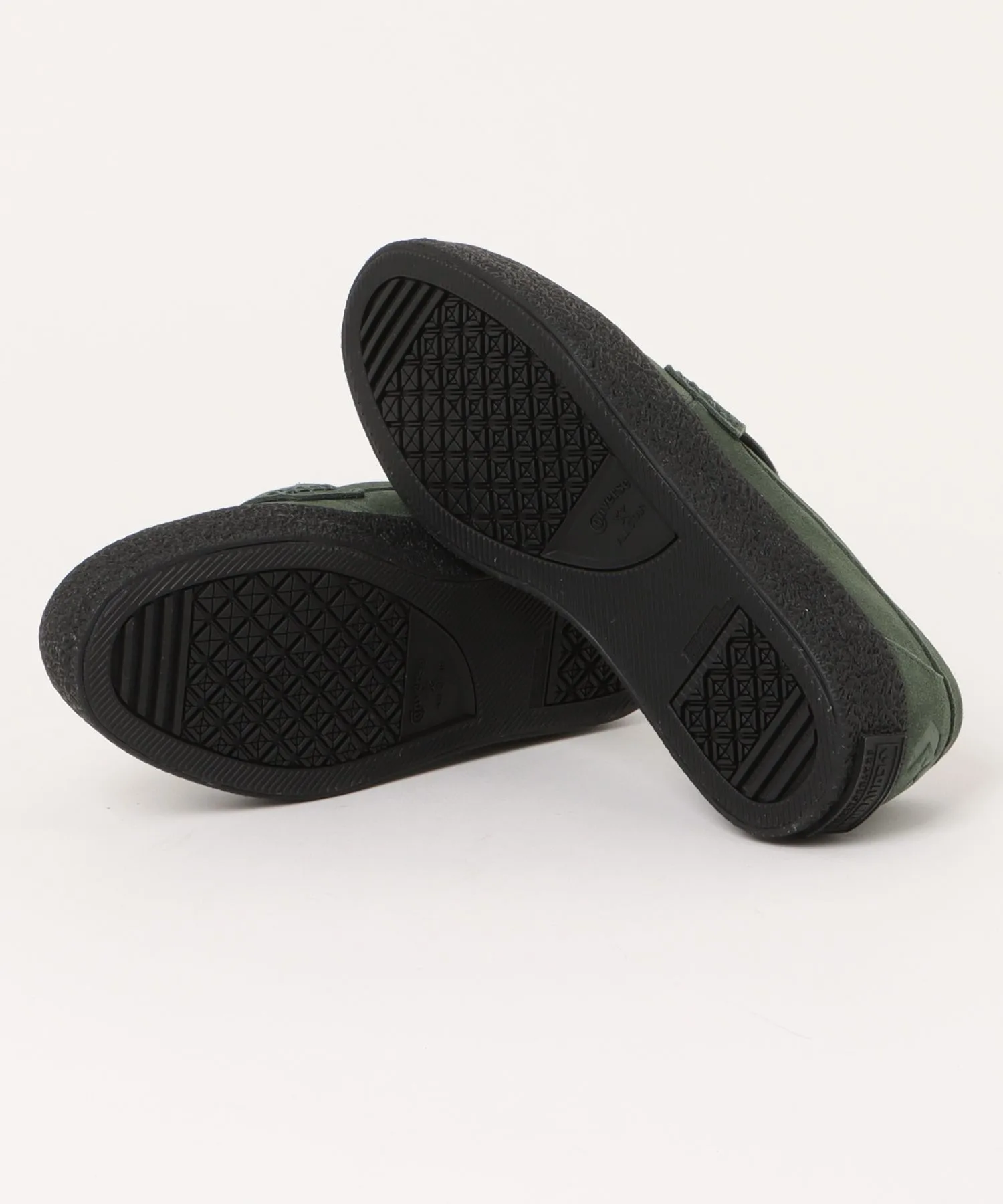 Мужские кроссовки-лоферы из натуральной кожи CONVERSE CS LOAFER II SK темно-зеленые — фото 3