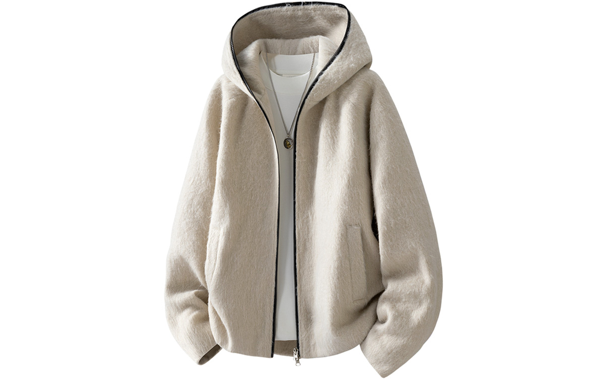 

Куртка Unisex с капюшоном Moderate Chanel inspired ZIAREL, оранжевый