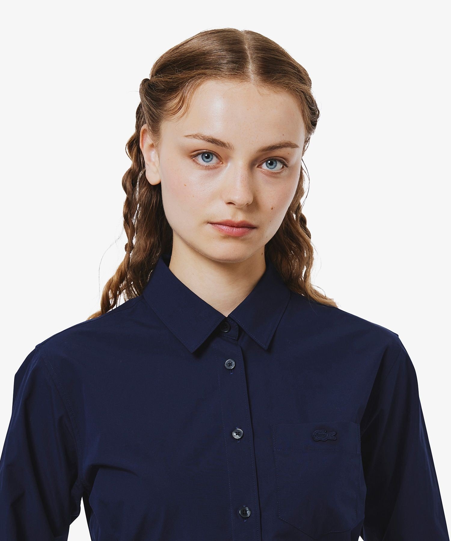 Рубашка LACOSTE с длинными рукавами Navy — фото 3