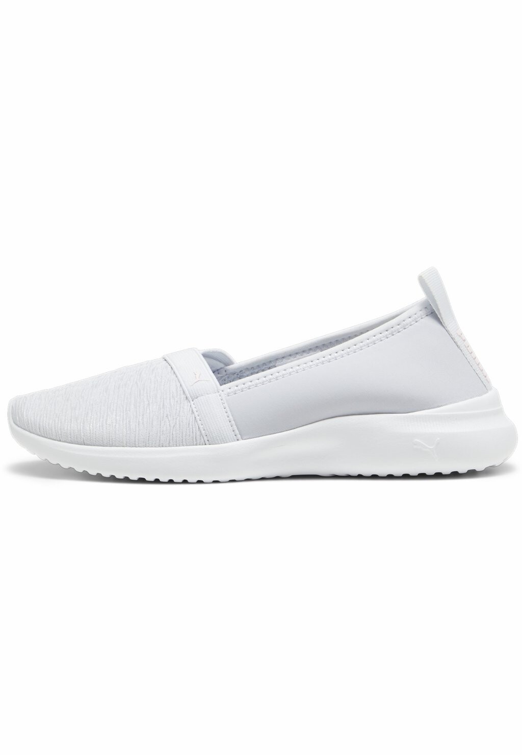 

Слипоны Adelina Puma, цвет silver mist whisp of pink white