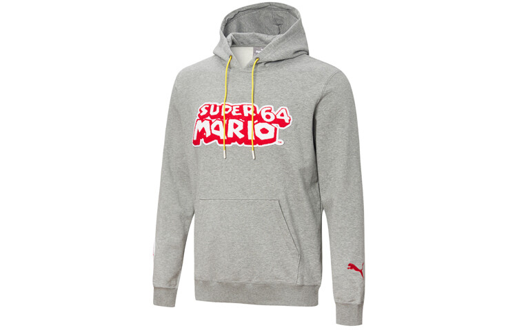 

Толстовка X Super Mario Nintendo мужская серая Puma, серый