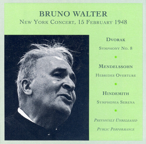 

CD диск Dvorak / Mendelssohn / Hindemith / Walter: Symphony 8 / Hebrides Overture / Symphonia Serena
