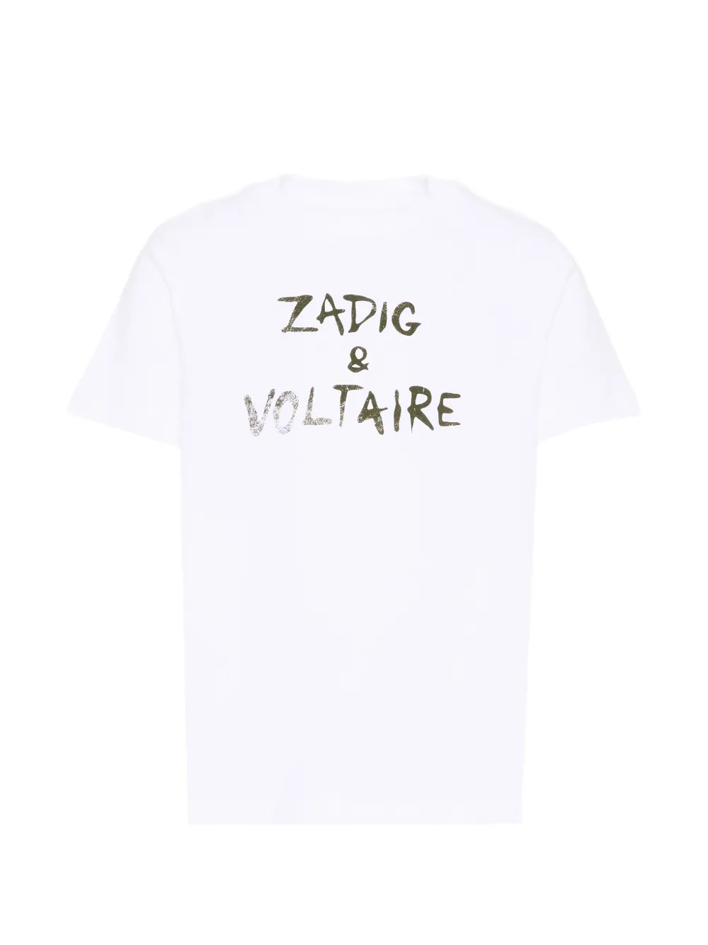 

Футболка с коротким рукавом Zadig & Voltaire Kids, белый
