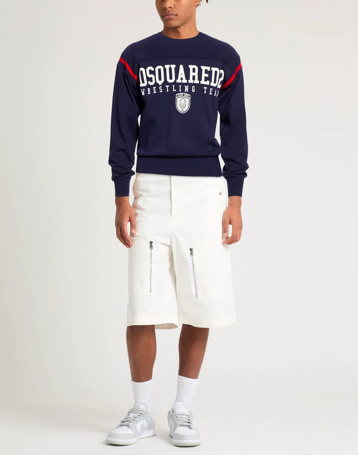 Свитер с принтом DSQUARED2 Navy — фото 2