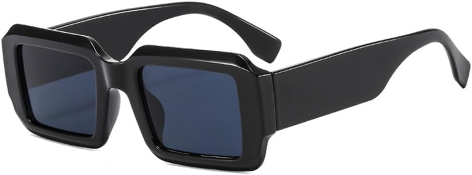 

Большие женские солнцезащитные очки в маленькой прямоугольной оправе, солнцезащитные очки с защитой от УФ-излучения UV400, очки для путешествий и пляжа LANGSER, C1 Black