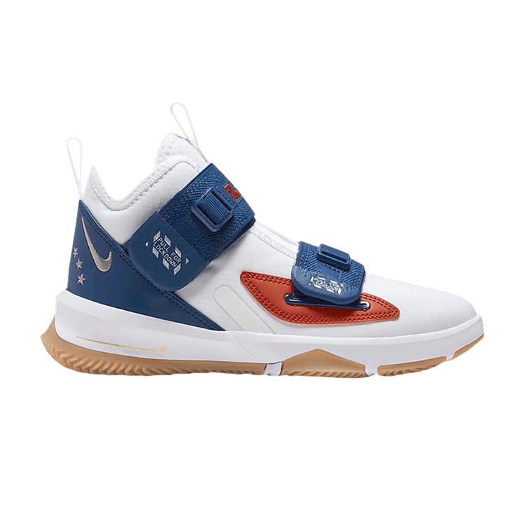 

Кроссовки Nike LeBron Soldier 13 LA GS ' White Coastal Blue', белый