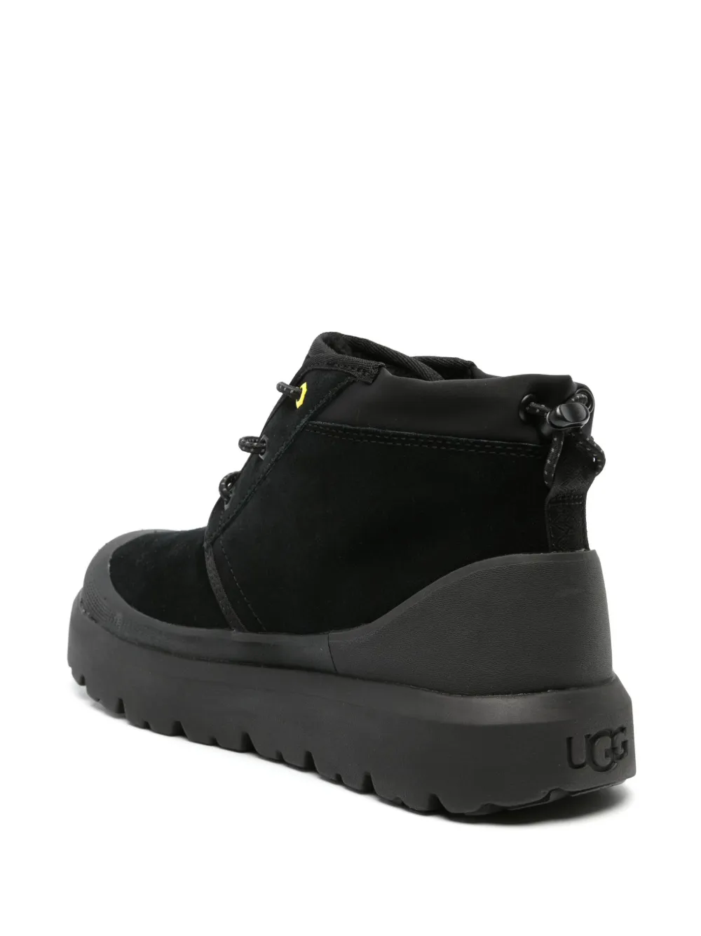 Мужские ботинки UGG Neumel Weather Hybrid замшевые с резиновой подошвой, черный — фото 3