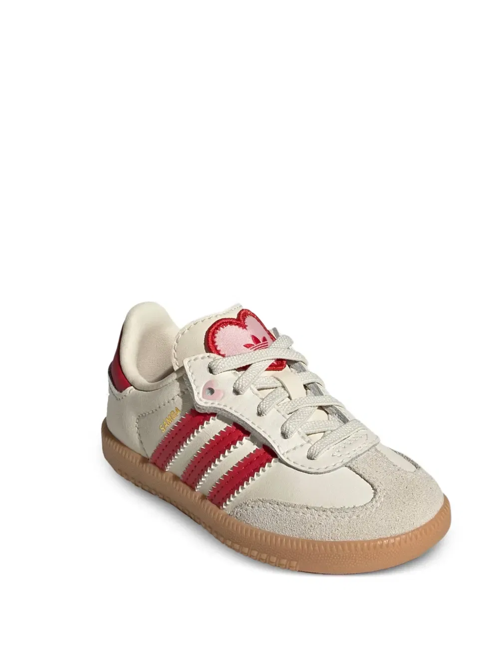 Кроссовки Samba OG с удобной застежкой Adidas Kids, нейтральный