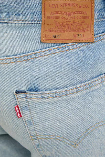 Шорты джинсовые 501 ORIGINAL Levi's, синий — фото 4