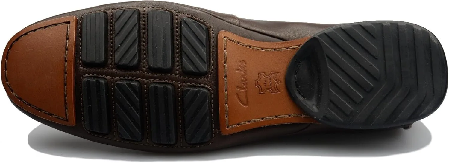Мужские лоферы Clarks Gear Track, коричневый — фото 3