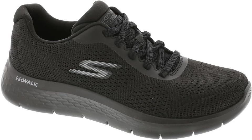 Мужские слипоны Skechers Respected - LoletoMoc с эластичной шнуровкой, черный — фото 2