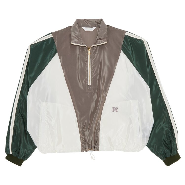 

Анорак Palm Angels Monogram Colorblock Anorak, цвет Lilac/Multicolor
