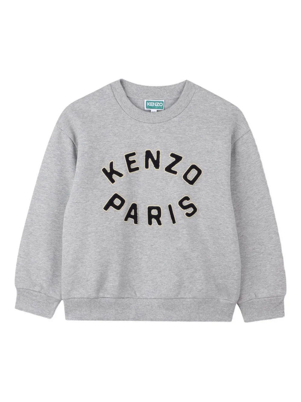 Спортивный костюм с логотипом Kenzo Kids, серый — фото 4