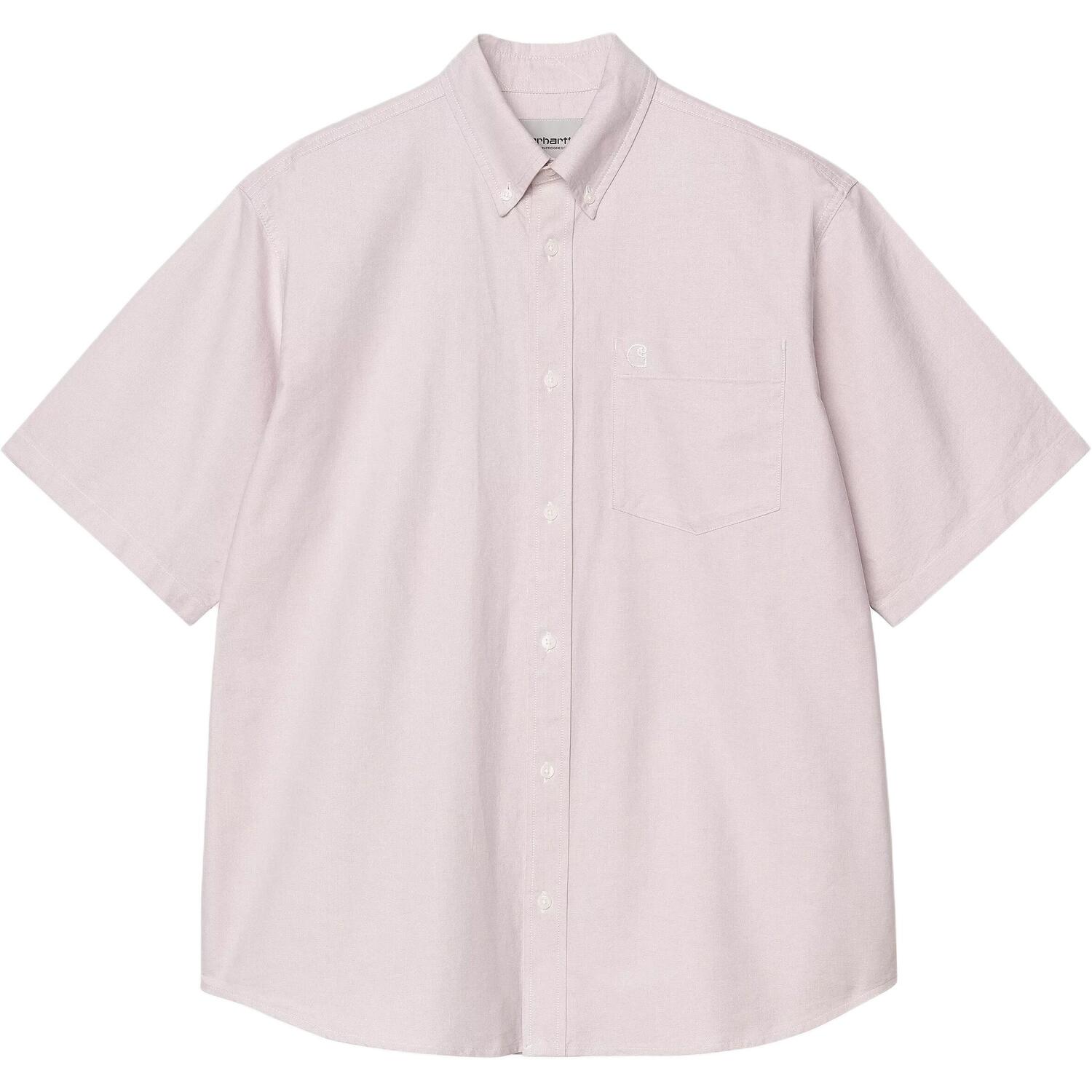 

Carhartt WIP SS25 S/S Braxton рубашка мужская розовая