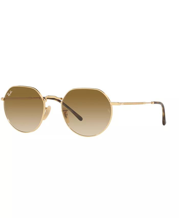 

Унисекс солнцезащитные очки Jack, RB3565 Ray-Ban, золотой