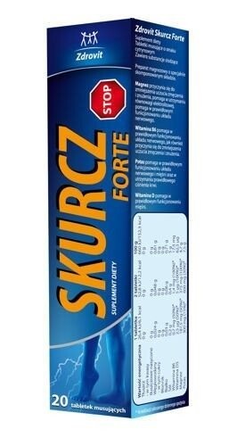 

Natur Produkt, Здровит Спазм Форте, 20 шипучих таблеток