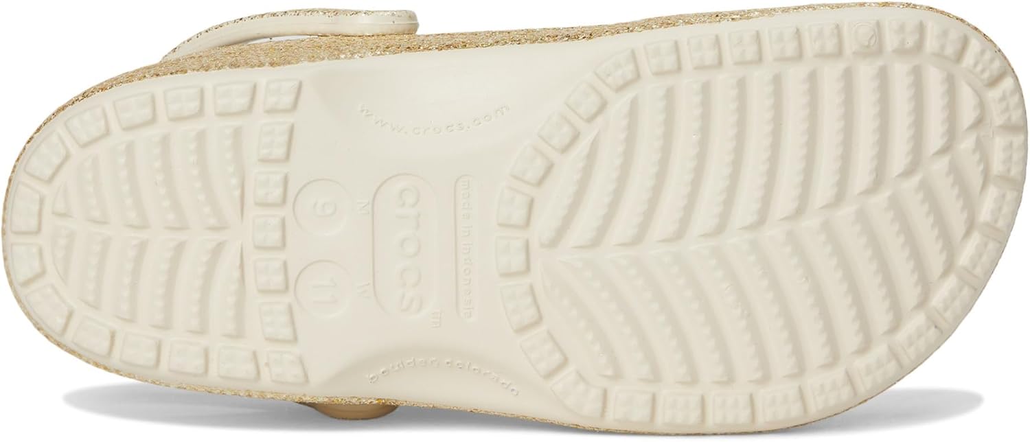 Унисекс сабо Crocs Classic с блестками, Chunky Sandstone — фото 3