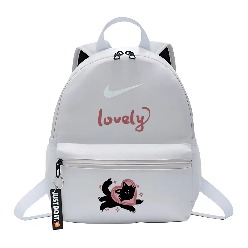 

Nike Тканевый рюкзак унисекс дикой природы серый, Heart Cat