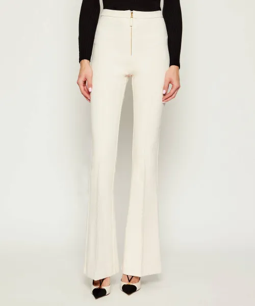 

Брюки Flare fit Elisabetta Franchi, белый