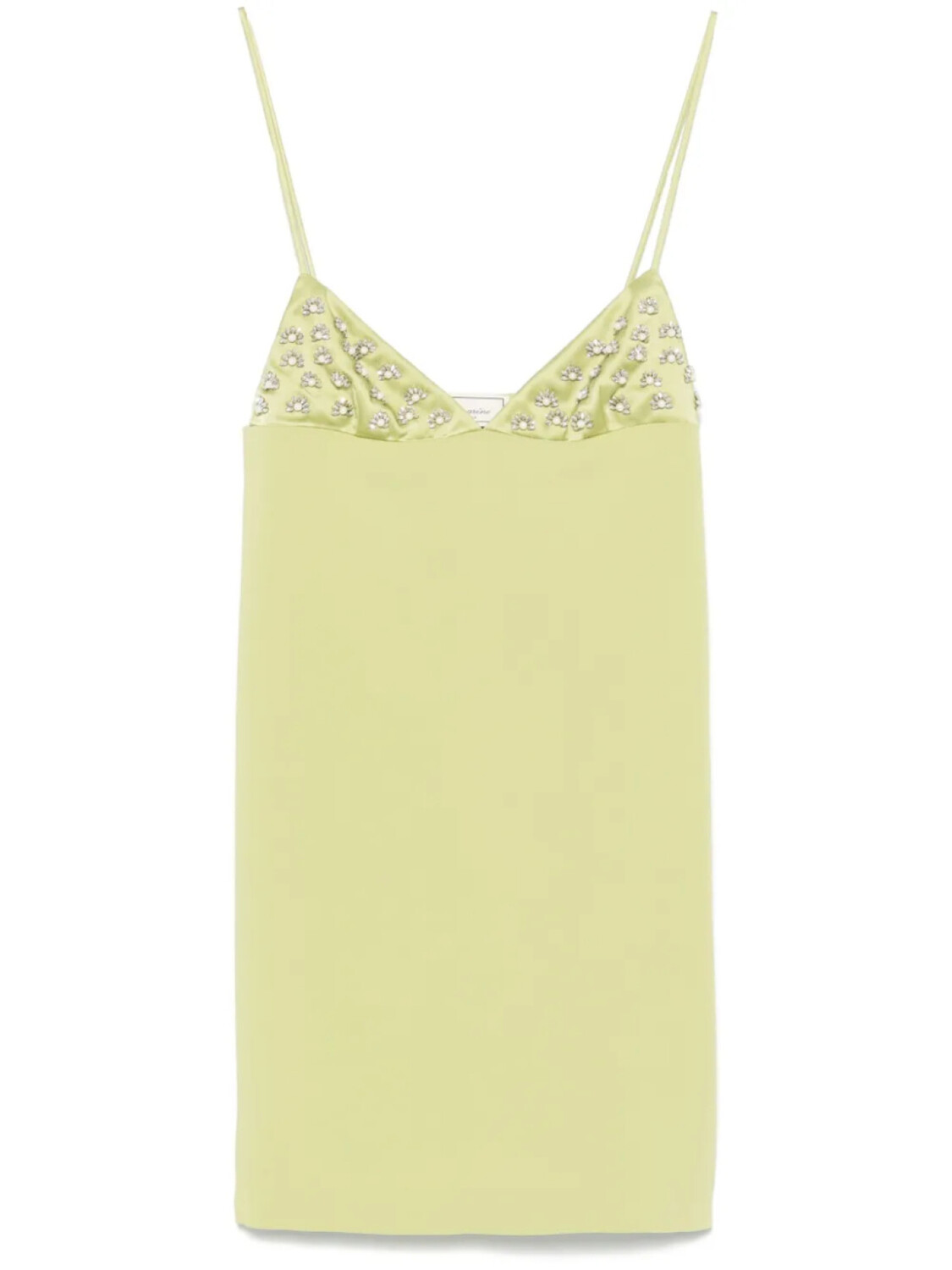 

Мини-платье Blumarine с отделкой из искусственного жемчуга, зеленый