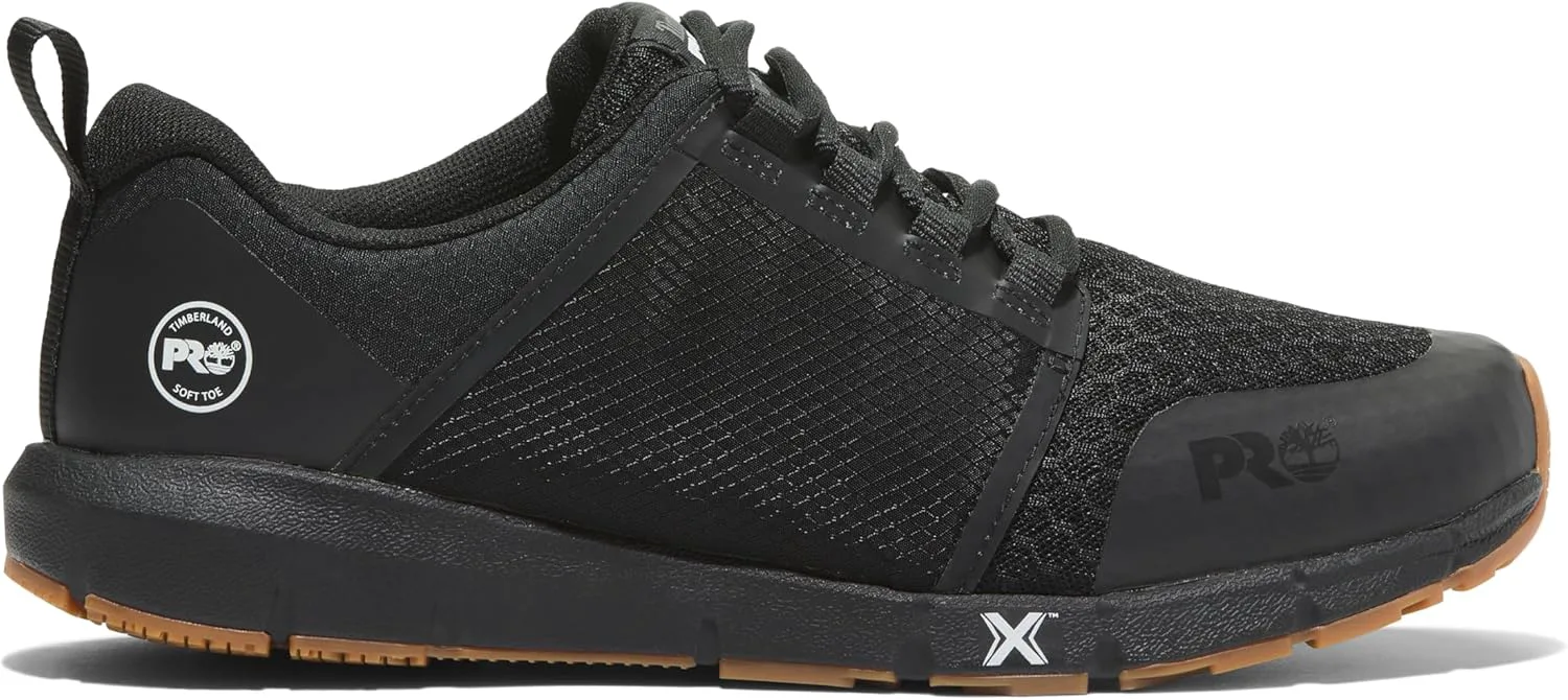 Рабочие туфли Timberland PRO для мужчин, модель Radius с мягким носком, черный — фото 4