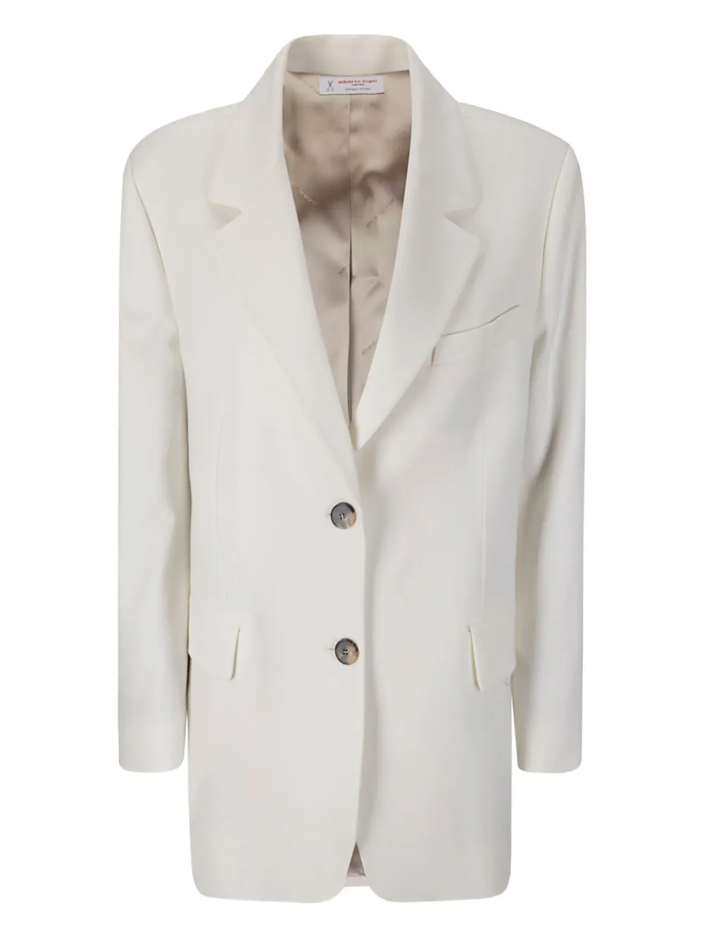 

Застегнутый пиджак Alberto Biani, белый