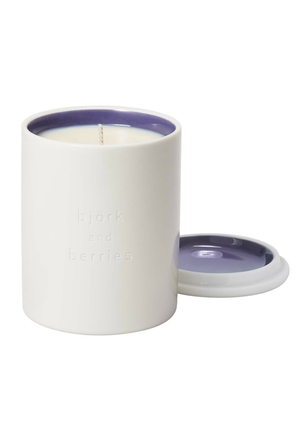 

Ароматическая свеча BJÖRK & BERRIES KERZEN MÅNE SCENTED CANDLE Björk and Berries, цвет transparent