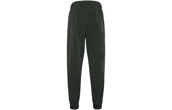 Брюки men's running training breathable bundle feet sports pants/trousers/joggers olive green Nike, зеленый — фото 2