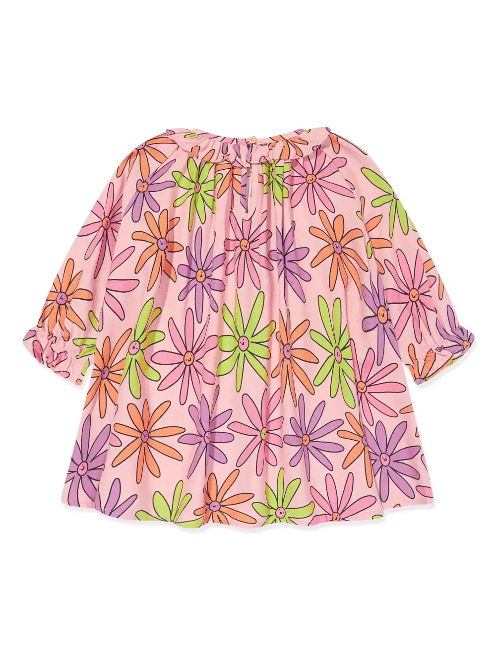 Мини-Платье с цветочным принтом Stella Mccartney Kids, розовый — фото 3
