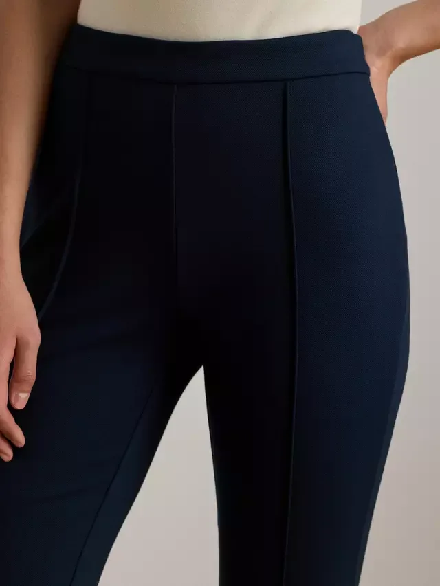 Укороченные брюки-клеш Lauren Pintuck, темно-синие Ralph Lauren — фото 3