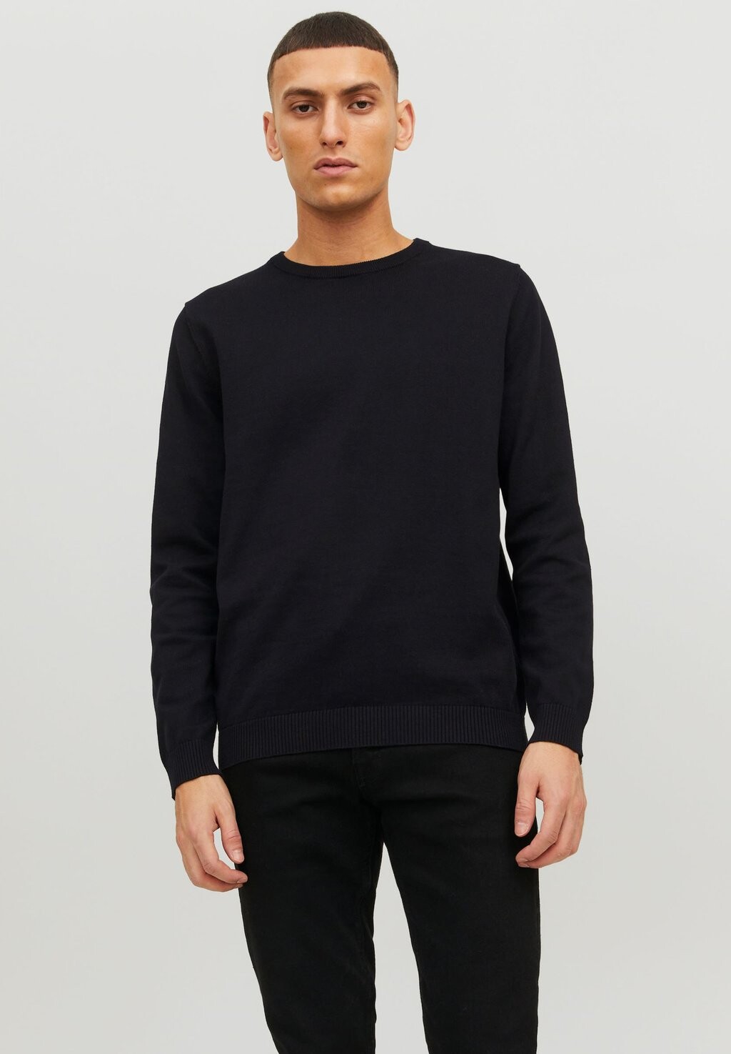 

Свитер EBASIC CREW NECK NOOS Jack & Jones, черный