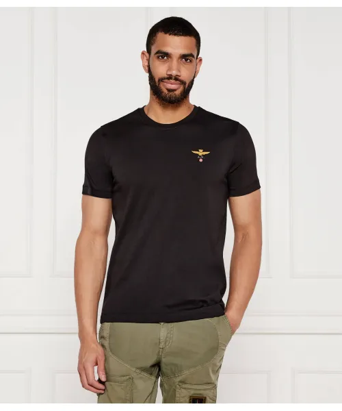 

Футболка Regular fit Aeronautica Militare, черный