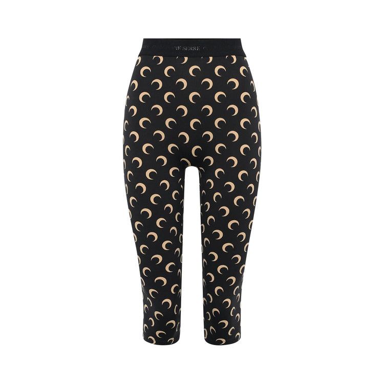

Брюки Marine Serre Moon Printed Jersey Capri Pants, Inverse Tan