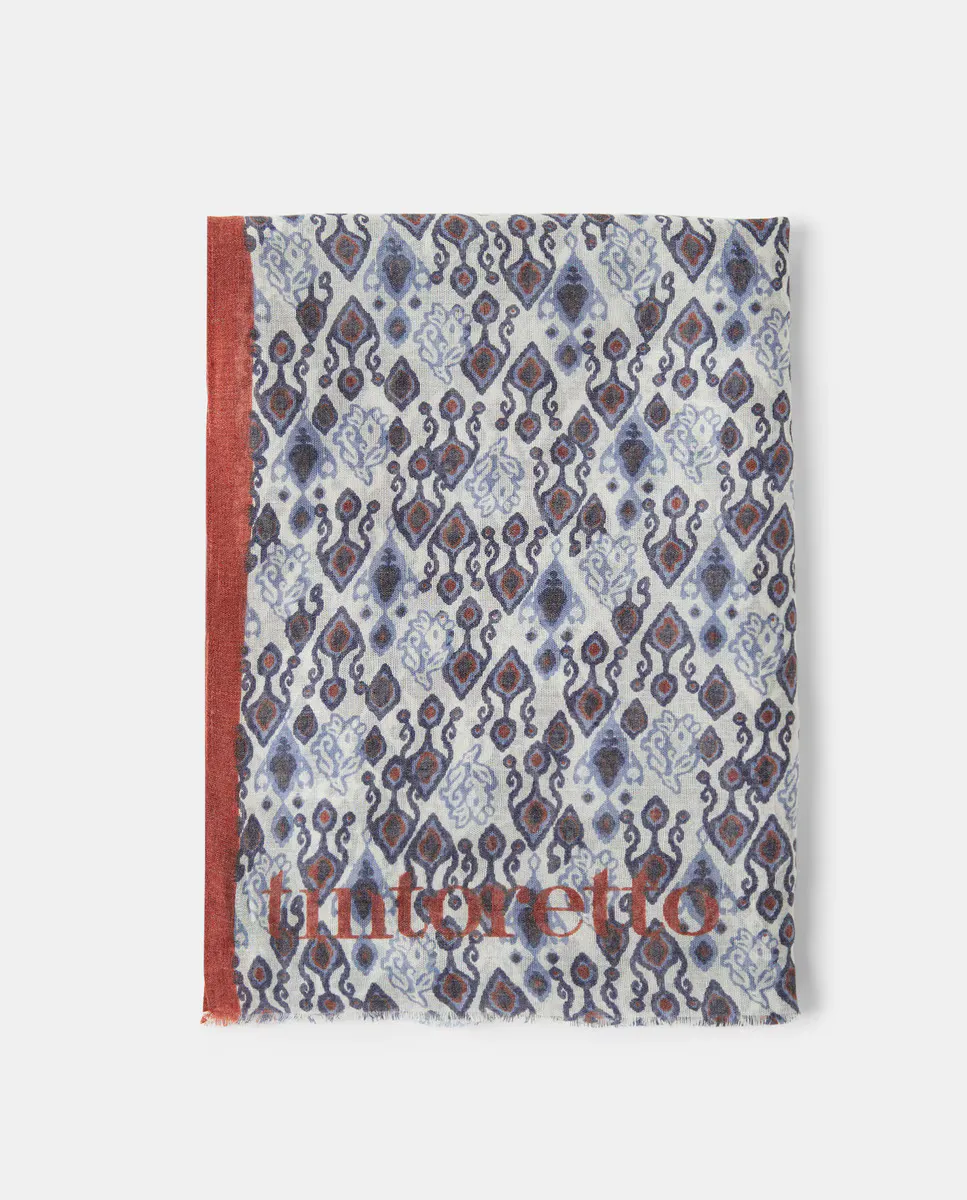 

Шарф с принтом Tintoretto, цвет 120 Crudo