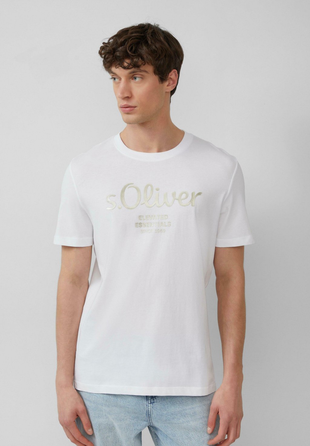 

Футболка с принтом MIT LOGO s.Oliver, белый