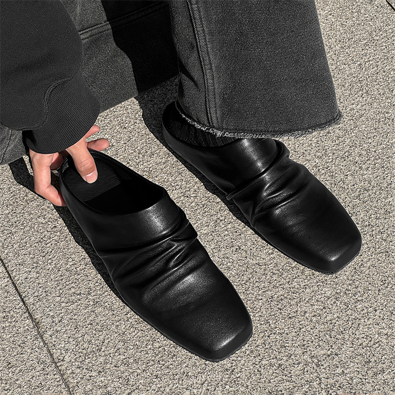 Journey of Inspiration Мужские противоскользящие тапочки Wrap toe черные — фото 2