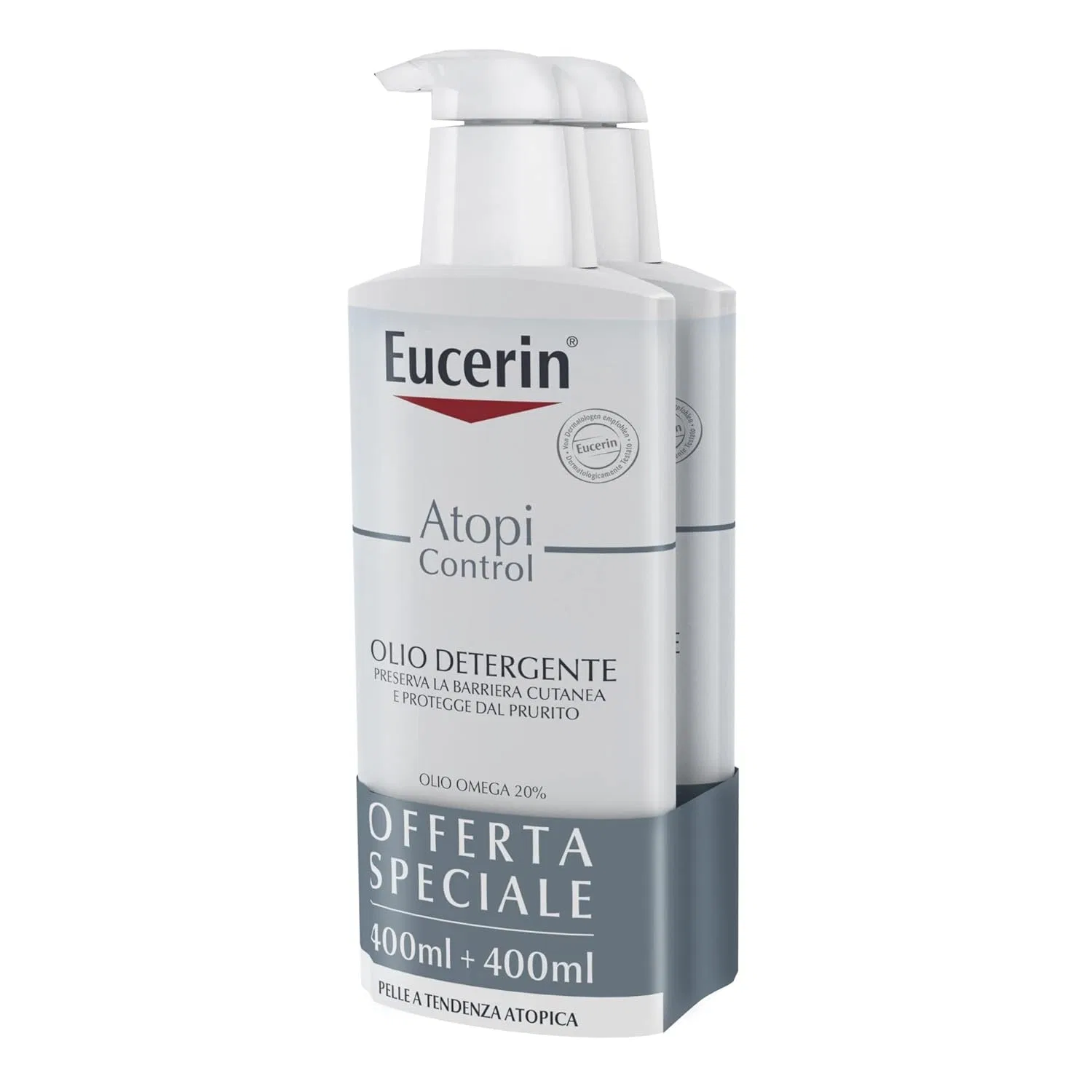 Масло для умывания Eucerin Atopi Control 20% Omega, 2 x 400 мл Eucerin