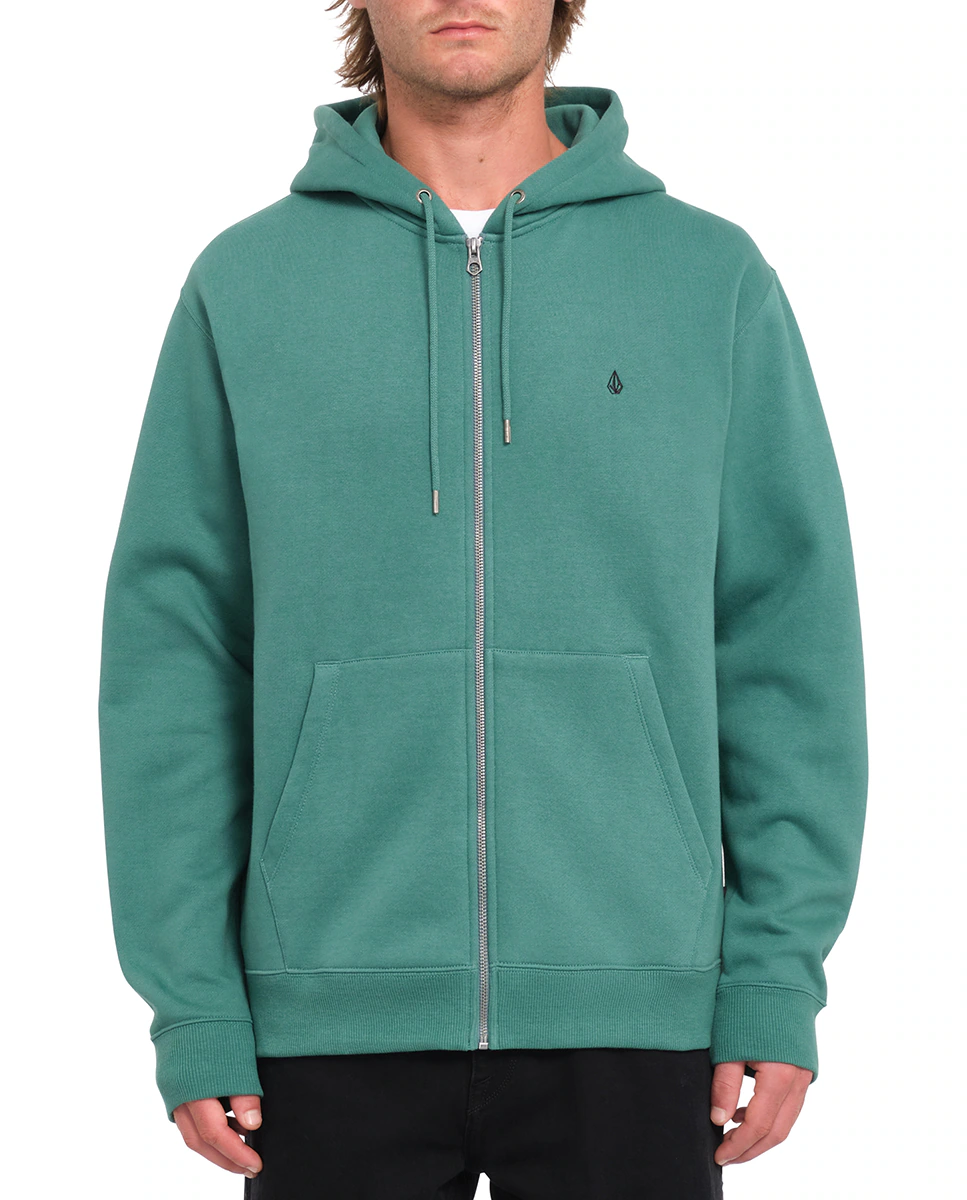 

Мужская толстовка на молнии и капюшоне Volcom, цвет Verde Agua