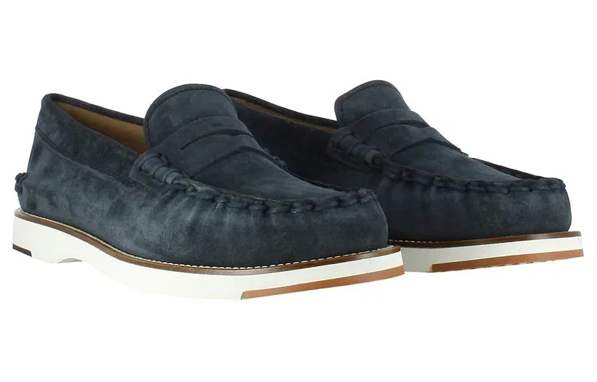 TOD'S Casual Single Shoes Men's Blue — фото 4