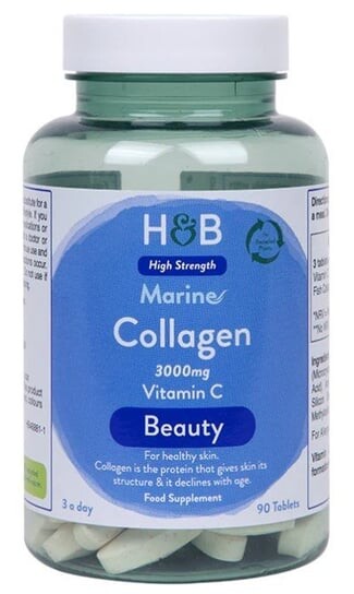 

Holland & Barrett - Морской коллаген + витамин С, 90 таблеток