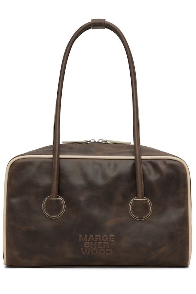 

Margesherwood Коричневая мягкая бостонская сумка