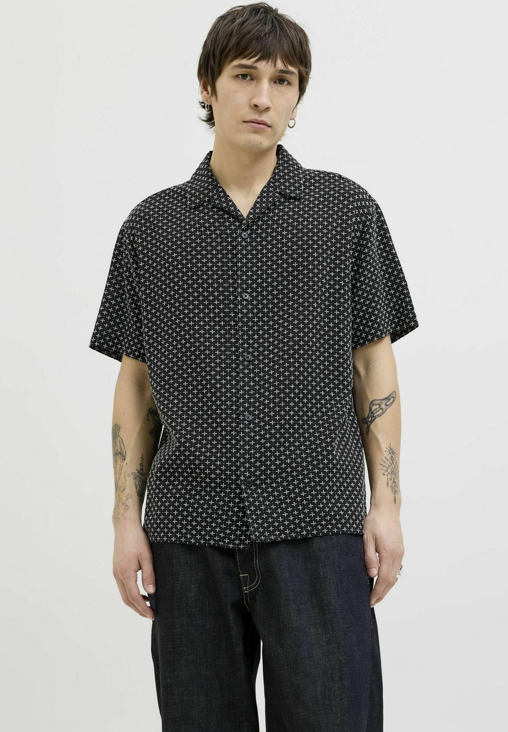 

Рубашка RELAXED FIT Jack & Jones, черный