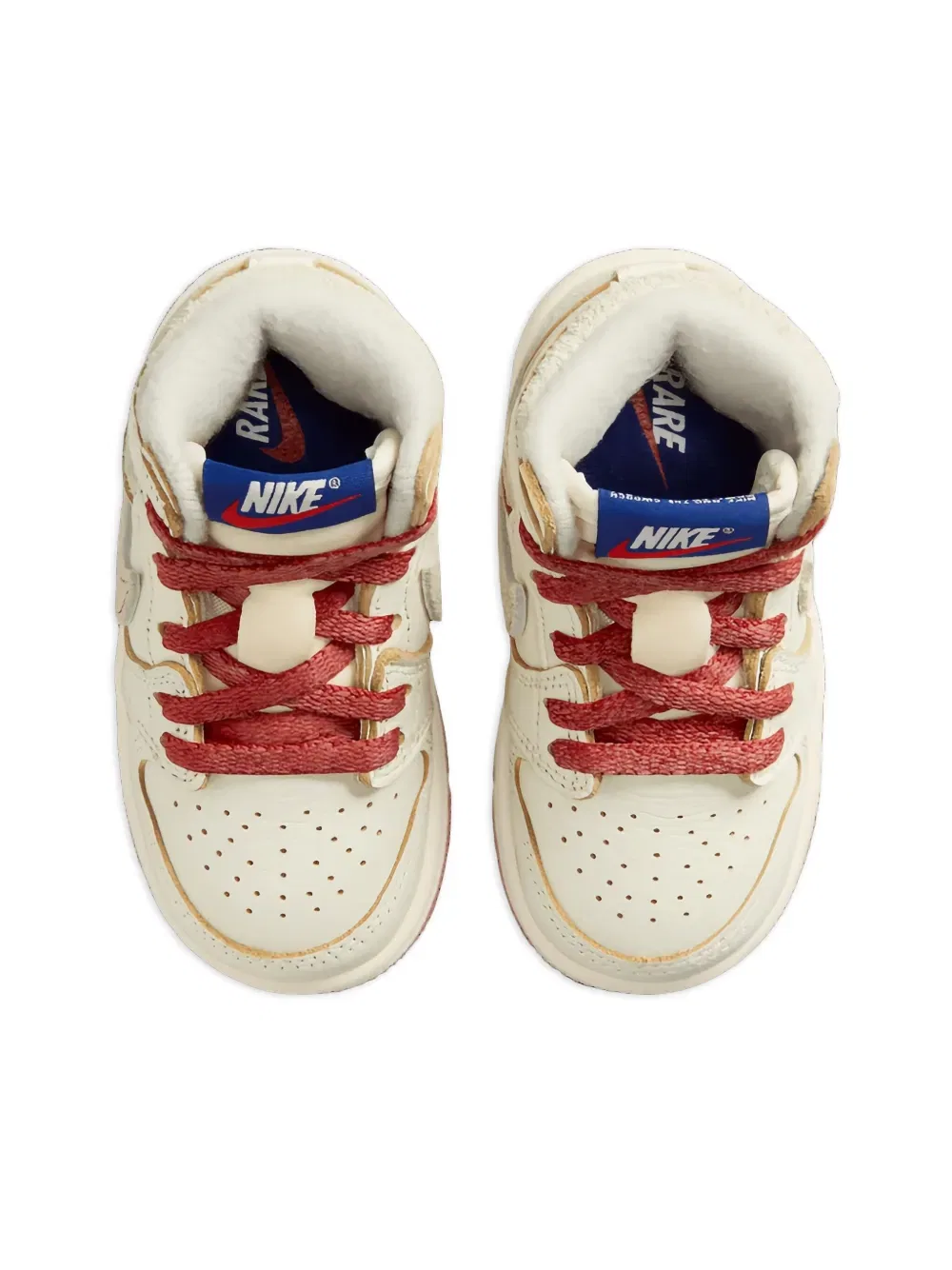 Кроссовки Air Jordan 1 "Sail/Light Bone" Jordan Kids, нейтральный — фото 4