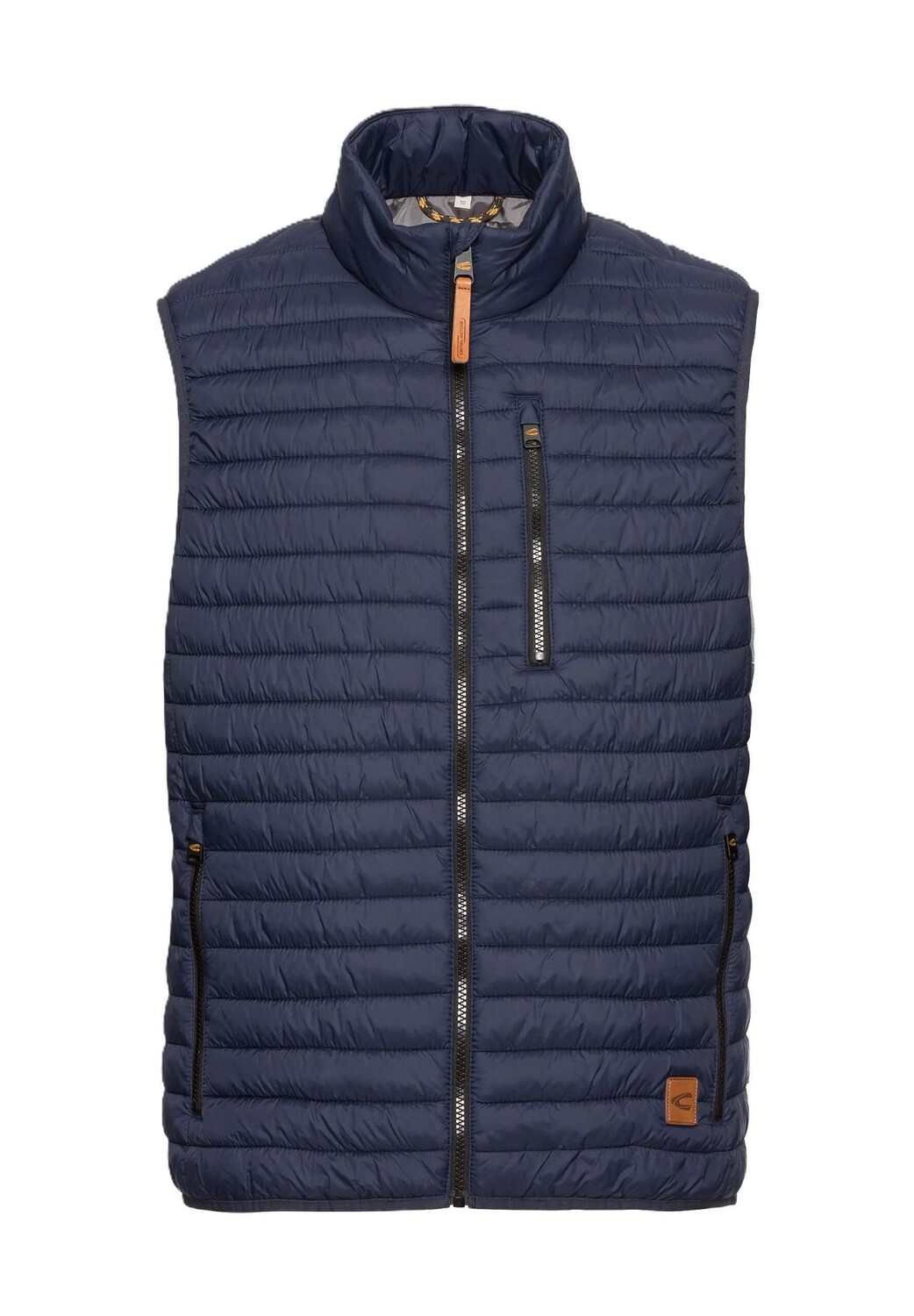 

Жилет стеганый, воротник стойка, мужской Camel active, цвет 47 Night Blue