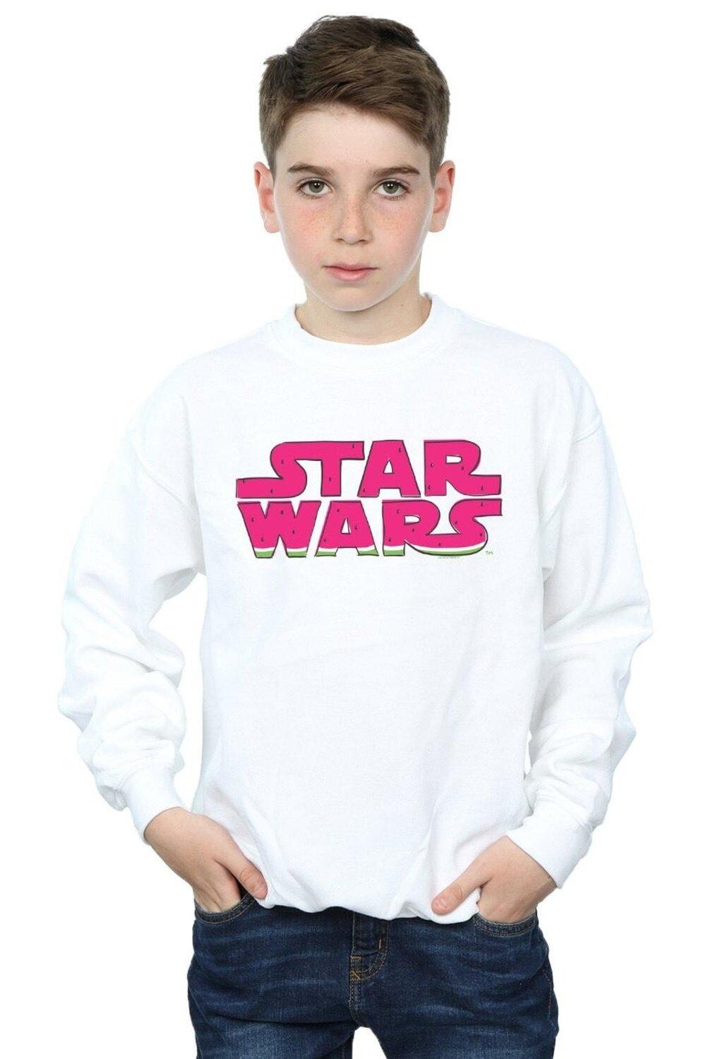 

Толстовка с логотипом арбуза Star Wars, белый