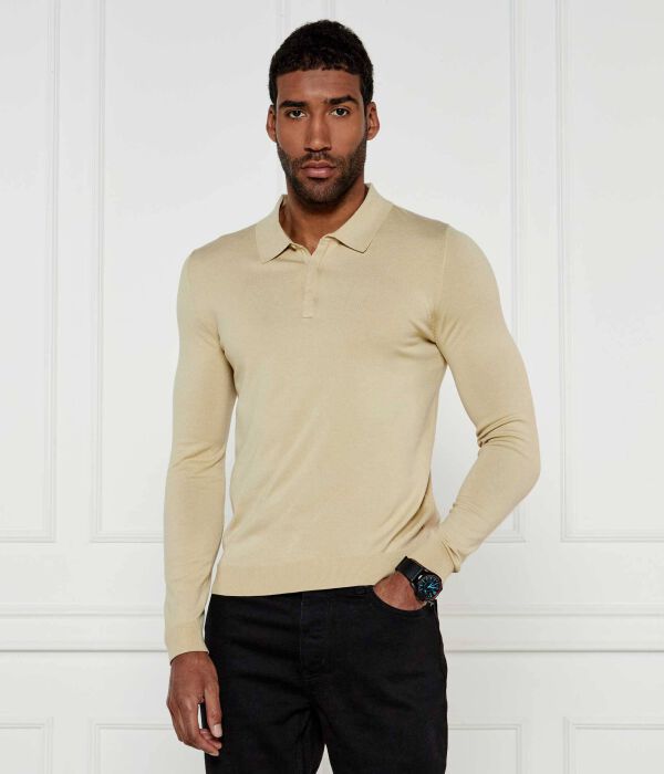 

Рубашка поло Slim fit Hugo, желтый