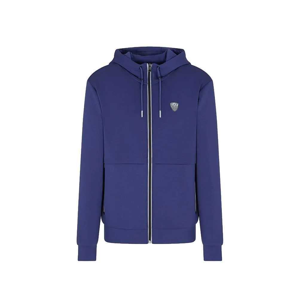 

Толстовка EA7 EMPORIO ARMANI Train Premium Shield Vi Pa CC full zip, синий