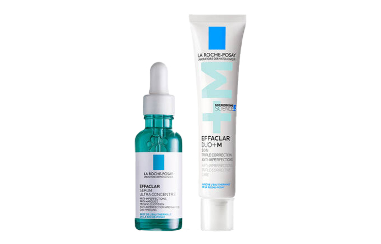 Набор косметики La Roche-Posay: сыворотка + крем-гель Effaclar DUO+M, 30 мл + 40 мл — фото 2